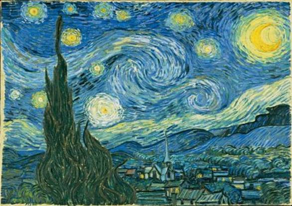 the starry night by vincent van gogh