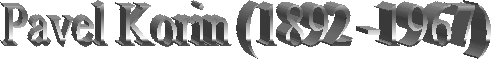 Pavel Korin (1892 -1967) 
